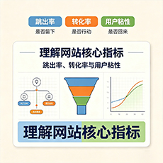 白银市建站-理解网站核心指标：跳出率、转化率与用户粘性