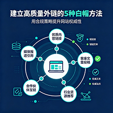 白银市建站-建立高质量外链的5种白帽方法